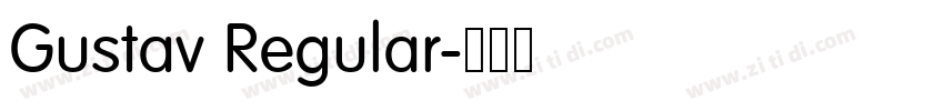 Gustav Regular字体转换